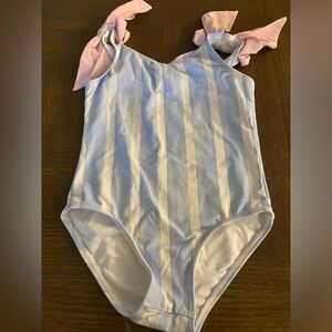 TBBC stripe swimsuit